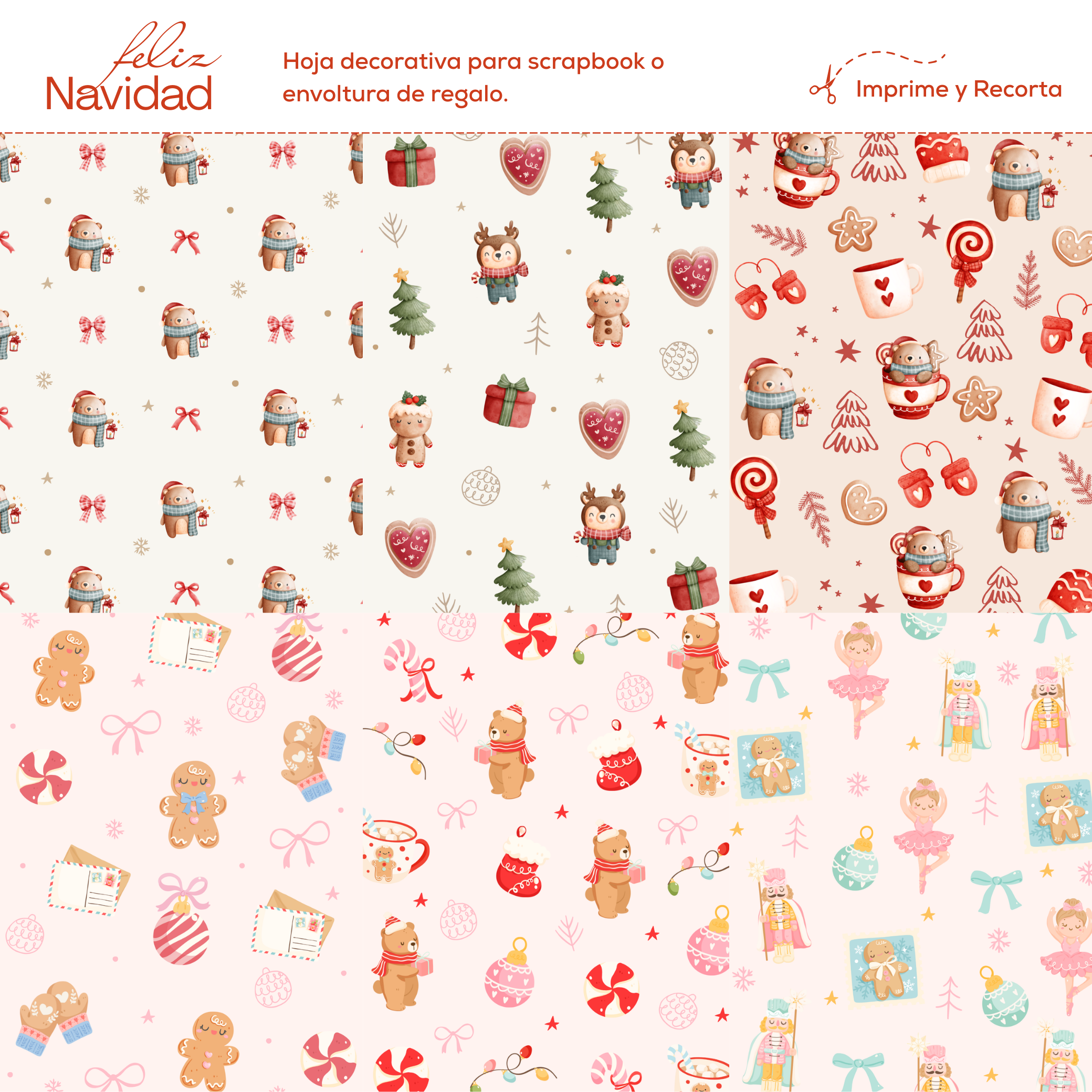 Papel Navideño para Regalos Petit